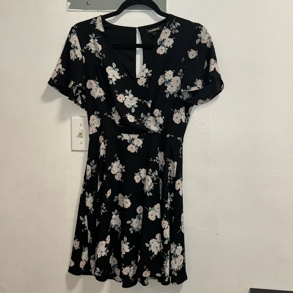 Floral Wrap Dress